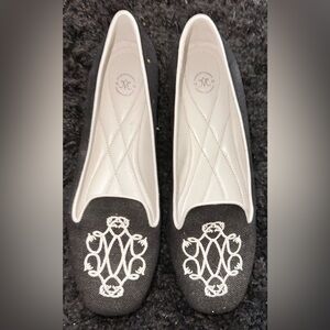 Johnston & Murphy Premium Vintage Elegant Monogram Flat Loafers NEW 🔖